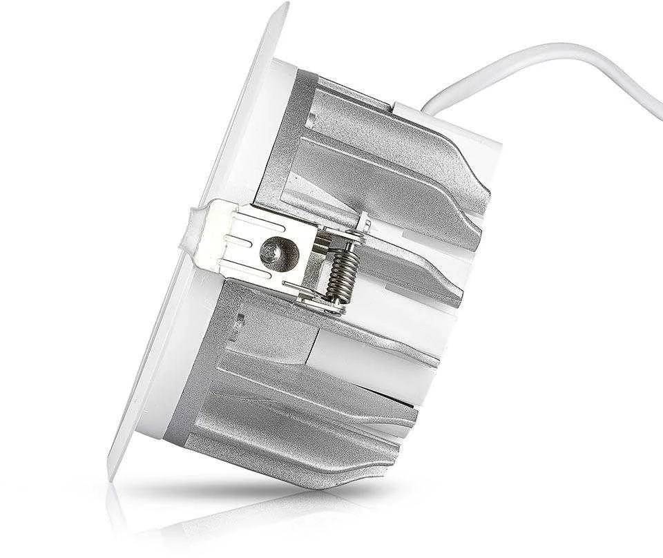 V-tac 10W LED įleidžiamas šviestuvas, apvalus, 3000K