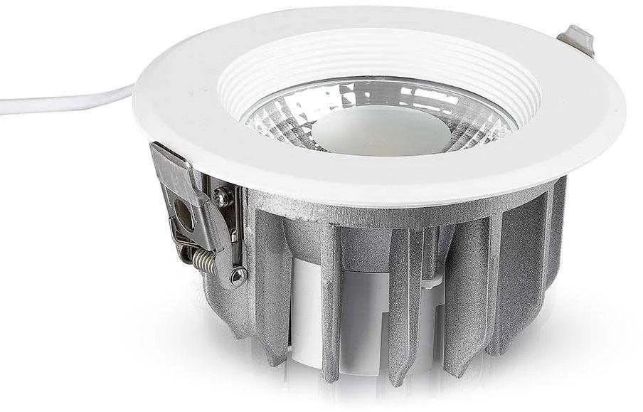 V-tac 10W LED įleidžiamas šviestuvas, apvalus, 3000K