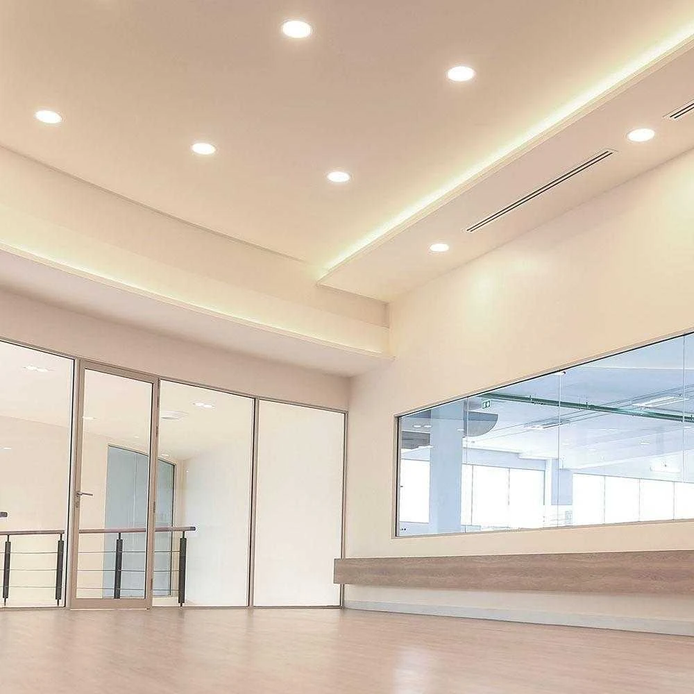 V-tac 10W LED įleidžiamas šviestuvas, apvalus, 3000K