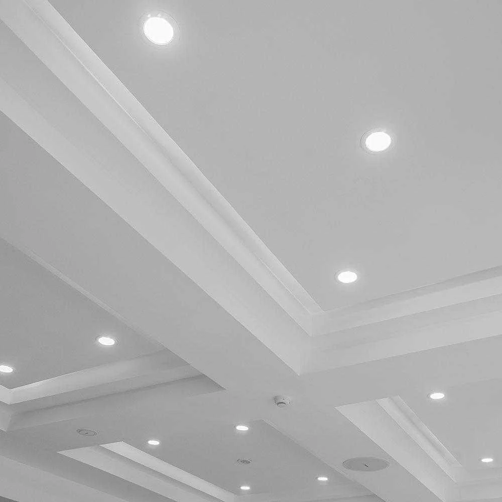 V-tac 10W LED įleidžiamas šviestuvas, apvalus, 3000K