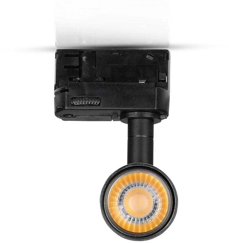 20W LED šviestuvas ant bėgelio V-TAC, juodu korpusu, 5000K (šaltai balta), SAMSUNG LED chip