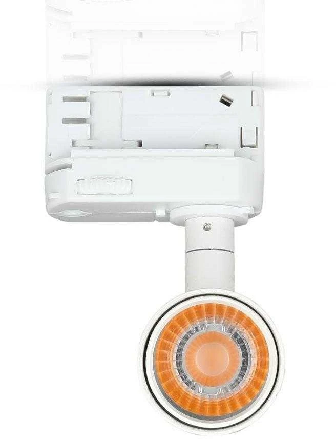 20W LED šviestuvas į 3 fazių bėgelius, baltu korpusu, 5000K, SAMSUNG LED chip