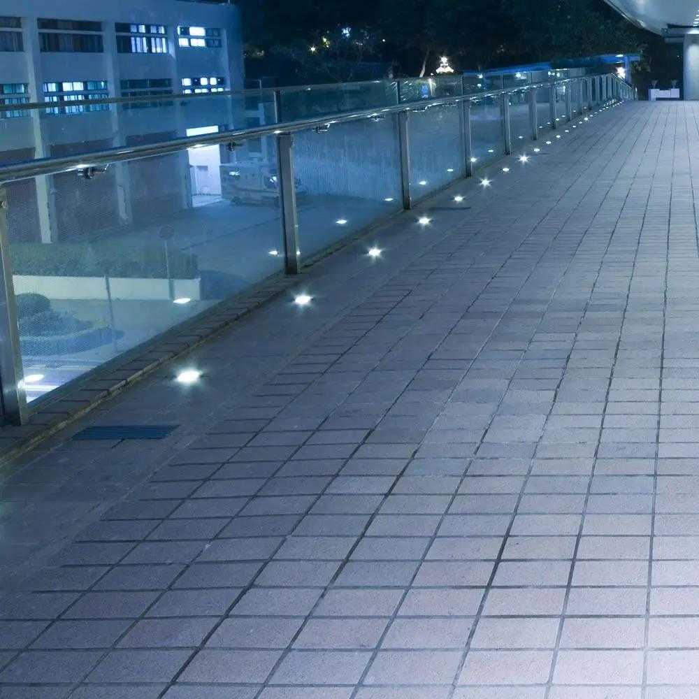 V-tac Požeminis nerūdijančio plieno GU10 laikiklis, juodas, kvadratinis, IP65