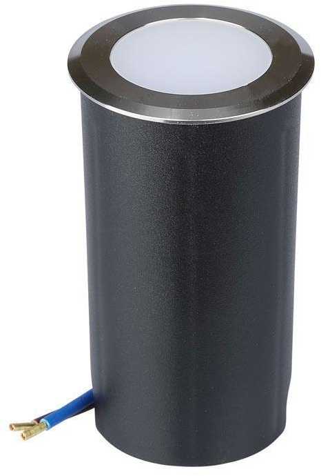 V-tac 1W LED įmontuojamas grindinio šviestuvas, sidabro sp., 6400K, IP67