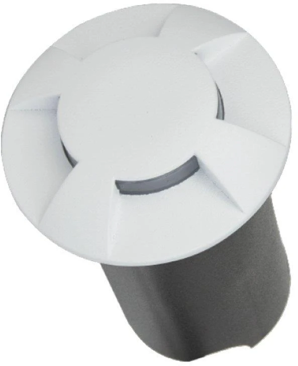 1W LED įleidžiamas į žemę šviestuvas, baltos sp., 6400K, IP67
