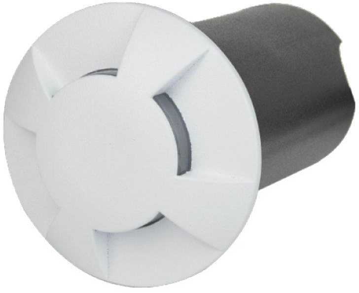 V-tac 1W LED įmontuojamas grindinio šviestuvas, baltas, 3000K, IP67