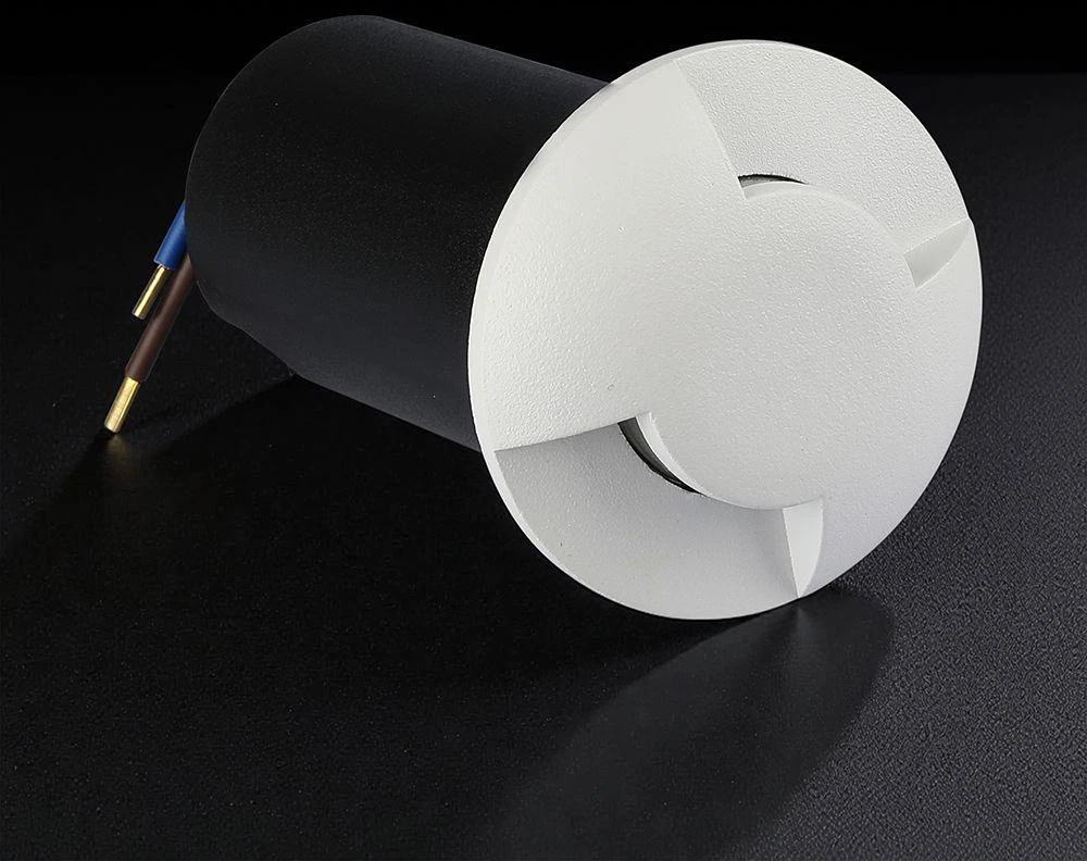V-tac 1W LED įmontuojamas grindinio šviestuvas, baltas, 3000K, IP67