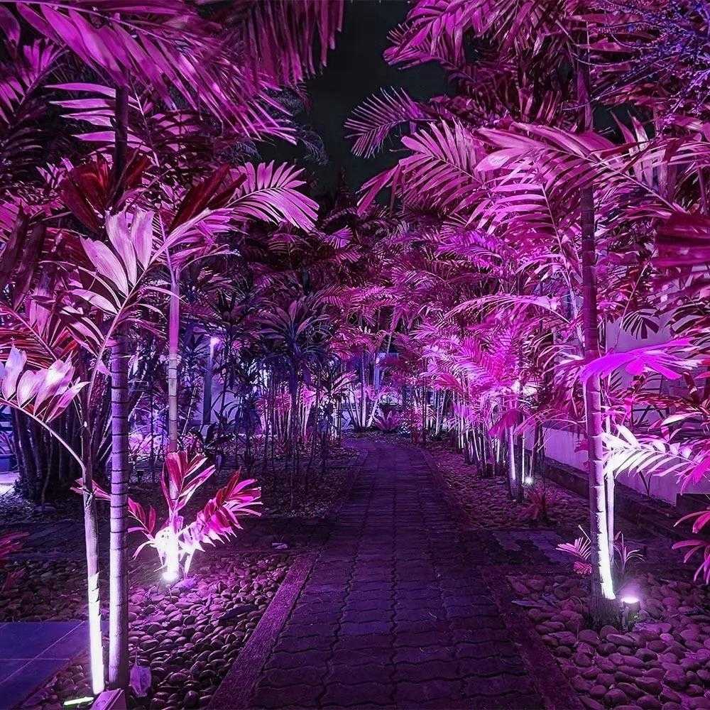 V-tac 7W LED įsmeigiamas šviestuvas, juodas, suderinamas su AMAZON ALEXA ir GOOGLE HOME, 3000-6500K/RGB, 3vnt