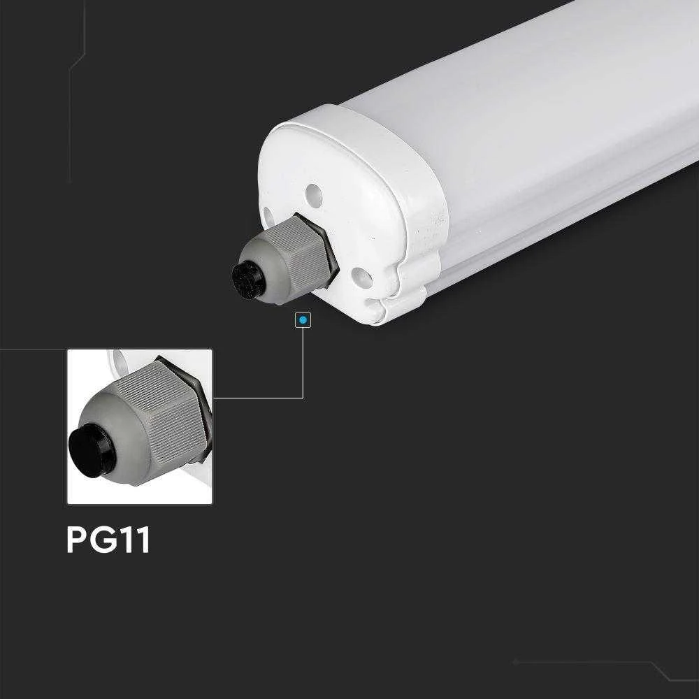 Lubinis šviestuvas V-tac 48W LED linijinis paviršinis šviestuvas, 150cm, baltas, 6500K, IP65