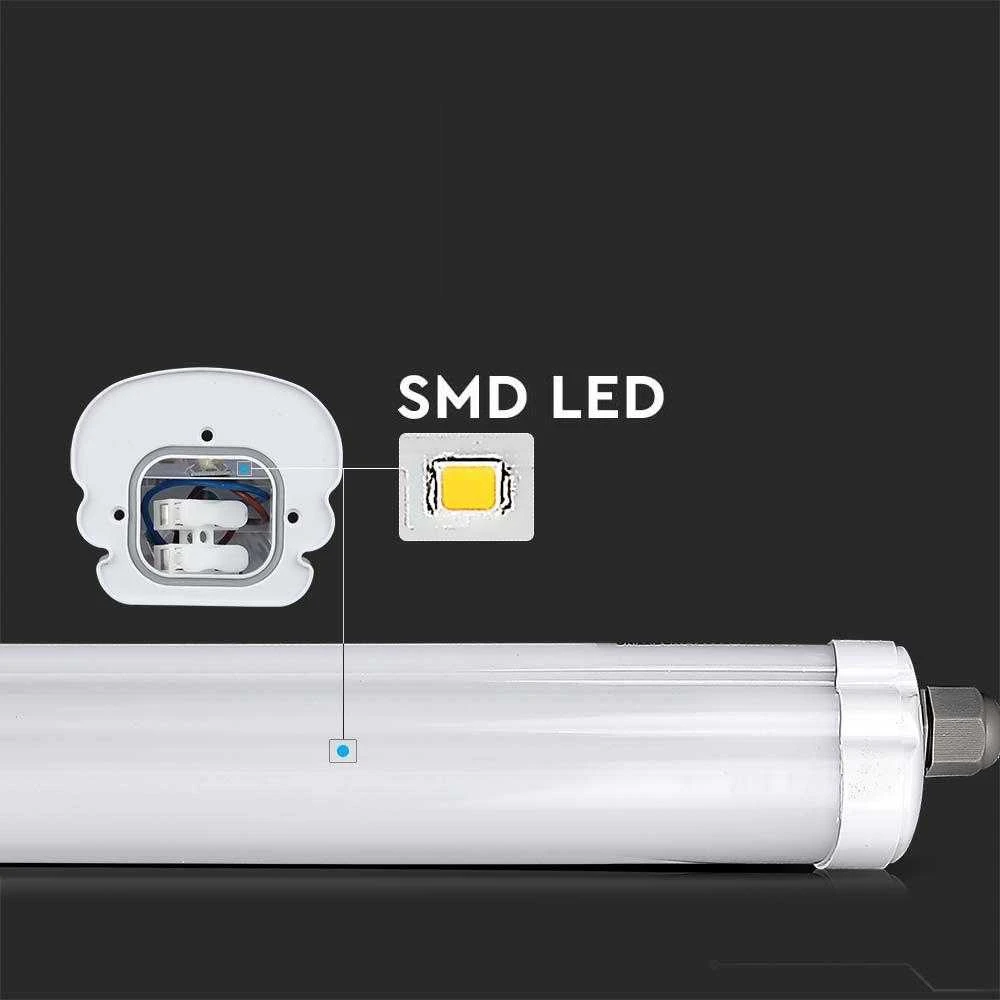 Lubinis šviestuvas V-tac 18W LED linijinis paviršinis šviestuvas G-SERIES, 60cm, baltas, 4000K, IP65