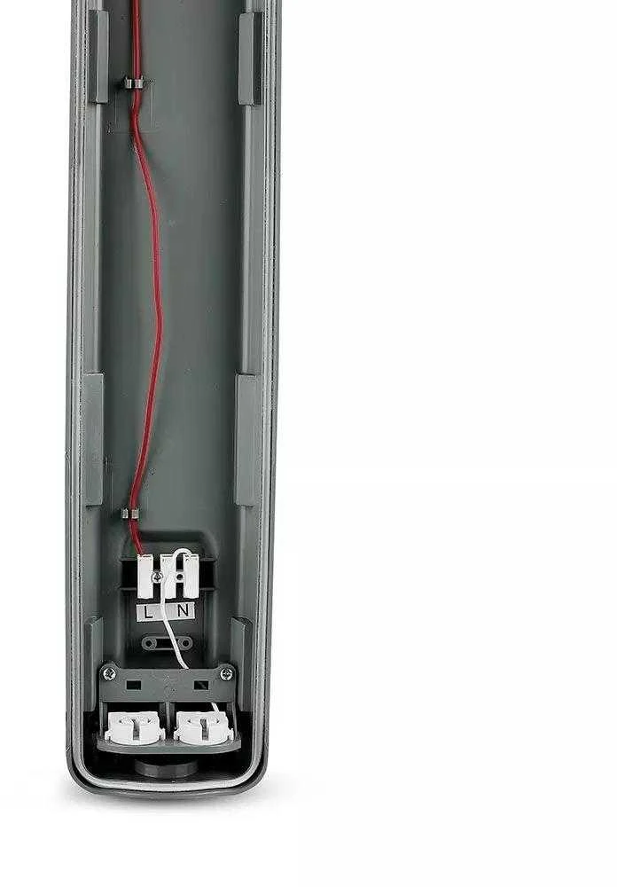 Lubinis šviestuvas 2x18W LED šviestuvas (su lempomis) V-TAC 120cm, atsparus vandeniui, 6400K (šaltai balta)