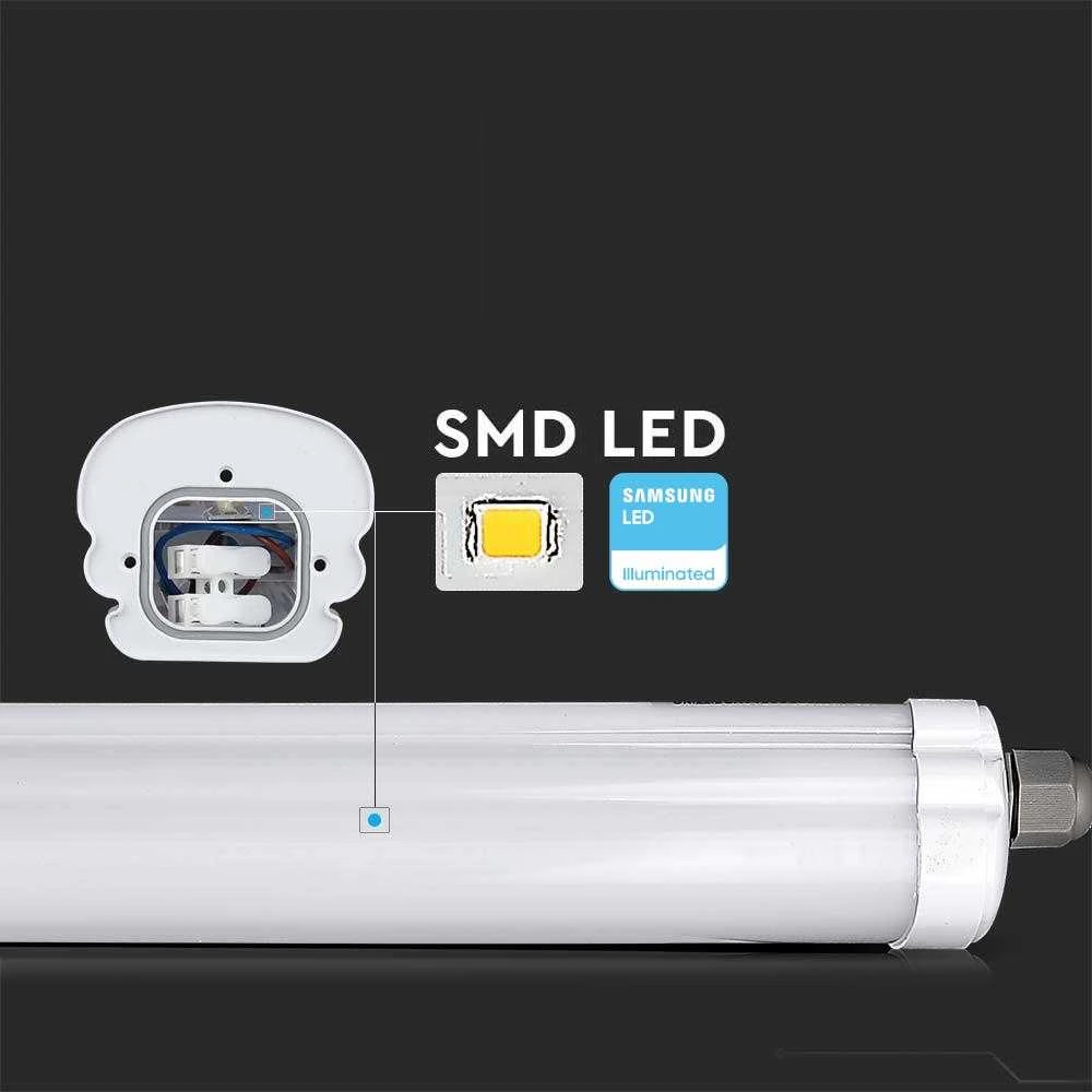 Lubinis šviestuvas Samsung 36W LED linijinis paviršinis šviestuvas G-SERIES, 120cm, baltas, 6500K, IP65