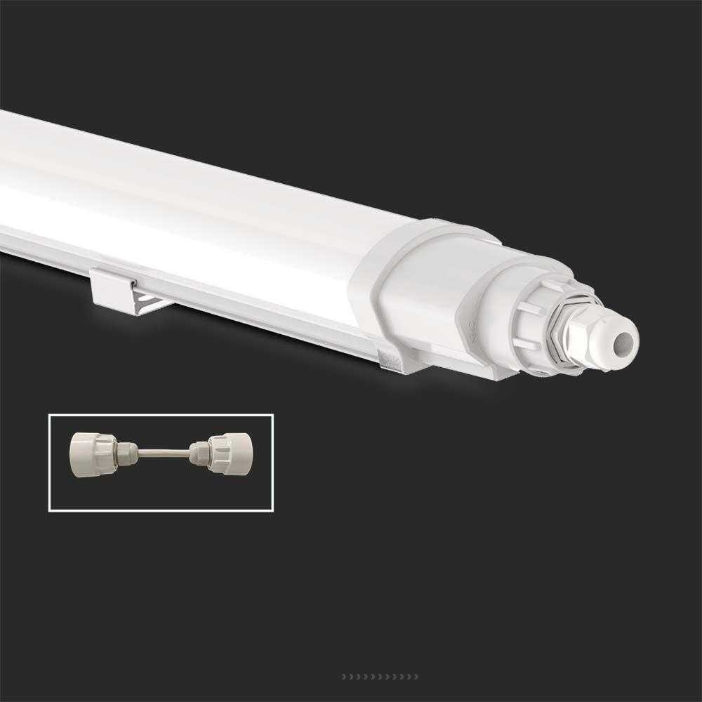 V-tac 36W LED linijinis paviršinis šviestuvas L-SERIES, 120cm, baltas, 4000K, IP65