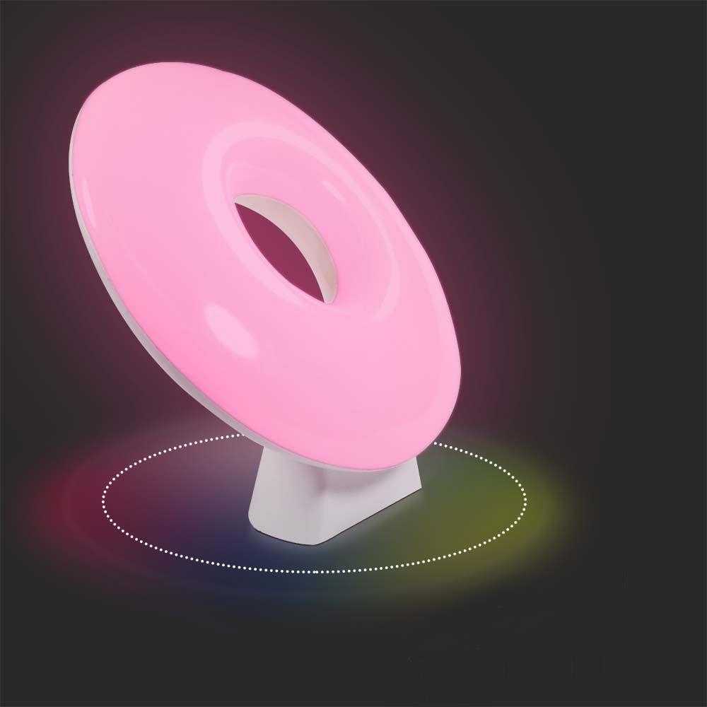 V-tac 4W LED šviestuvas, baltas, suderinamas su AMAZON ALEXA ir GOOGLE HOME, 3000-6500K/RGB