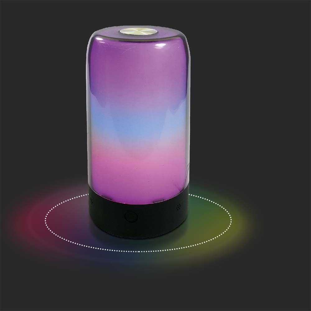 V-tac 8W LED šviestuvas, juodas, suderinamas su AMAZON ALEXA ir GOOGLE HOME, RGB