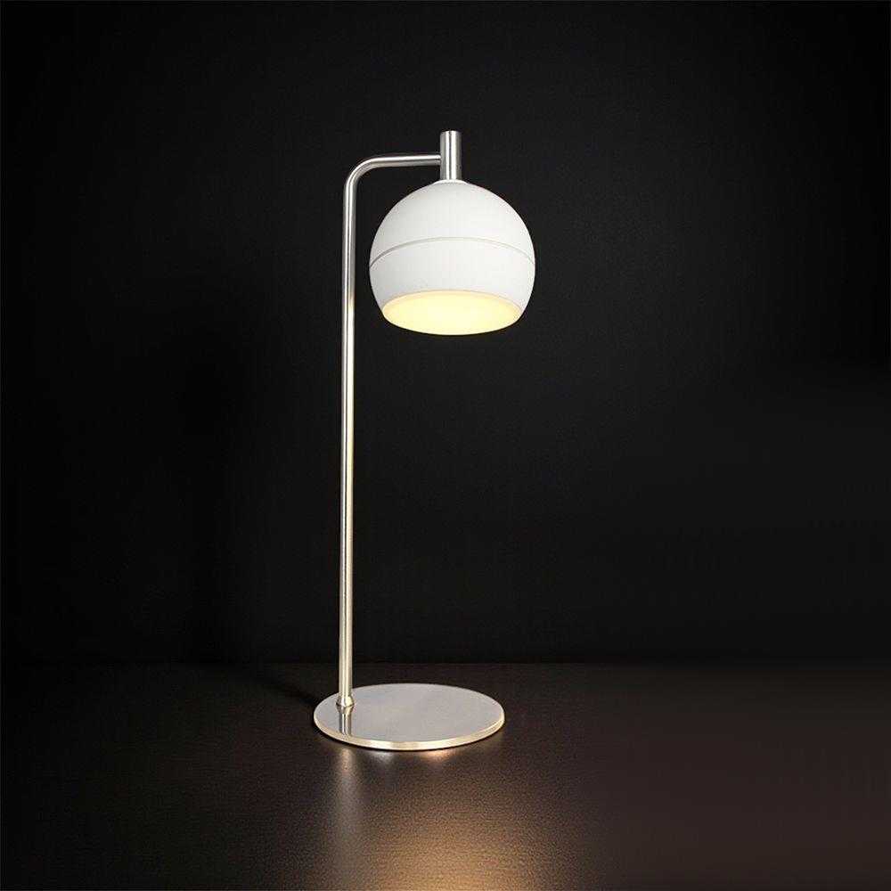 10W LED stalo šviestuvas, nikelio/baltos sp., 3000K