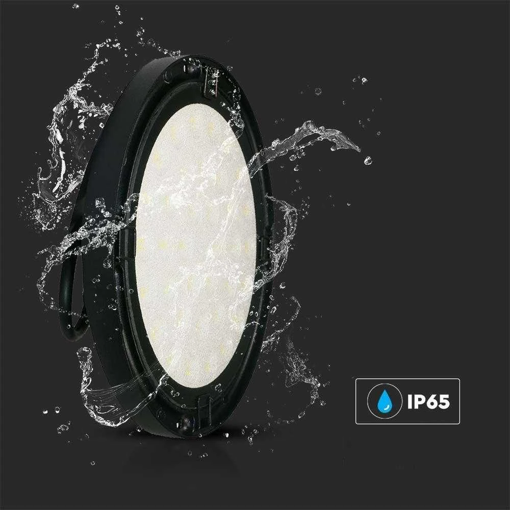 V-tac 150W LED UFO sandėlio šviestuvas, juodas, 4000K
