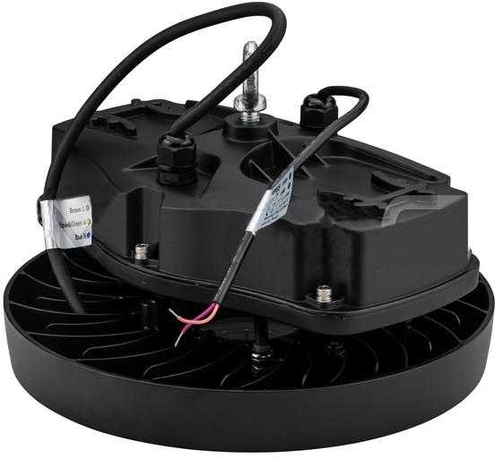 V-tac 200W LED UFO sandėlio šviestuvas, juodas, 6500K, dimeriuojamas