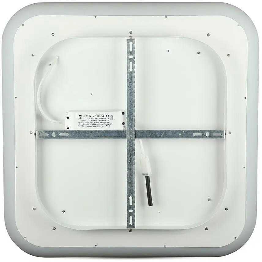 Lubinis šviestuvas V-tac 25W LED paviršinis šviestuvas, baltas, dimeriuojamas