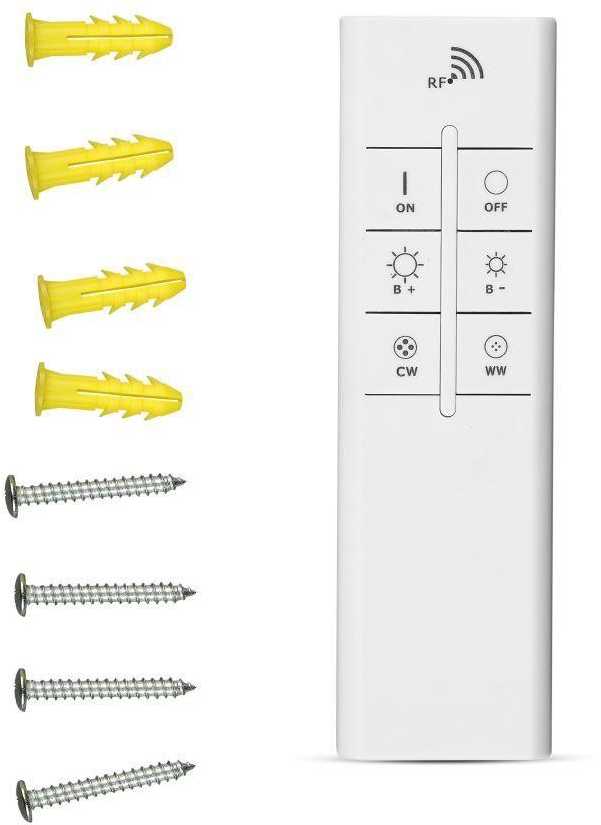 Lubinis šviestuvas V-tac 40W LED paviršinis šviestuvas, baltas, dimeriuojamas
