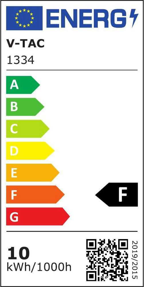 V-tac 10W LED šviestuvas į 3 fazių bėgelius, juodu / baltu korpusu, 6400K
