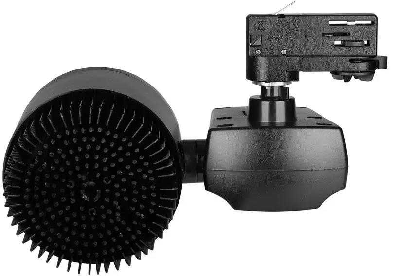 40W Euro LED šviestuvas ant bėgelio V-TAC, juodas, (4000K)
