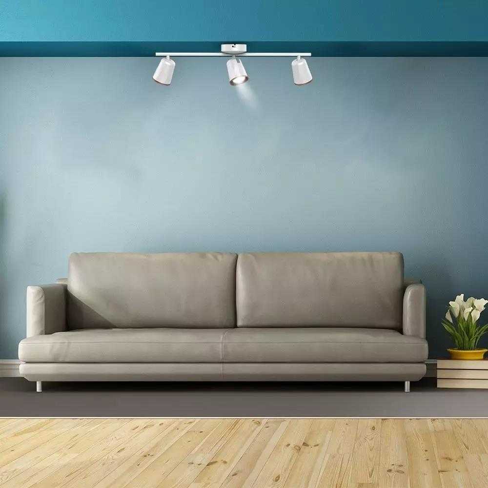 Lubinis šviestuvas V-tac 3x5W LED paviršinis šviestuvas, baltas, 3000K