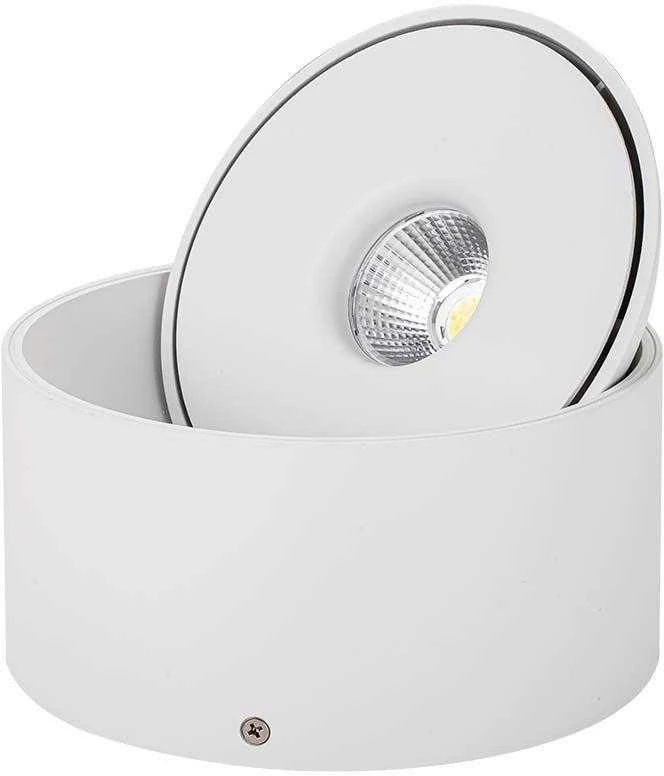 Lubinis šviestuvas V-tac 20W LED paviršinis šviestuvas, baltas, 3000-6400K