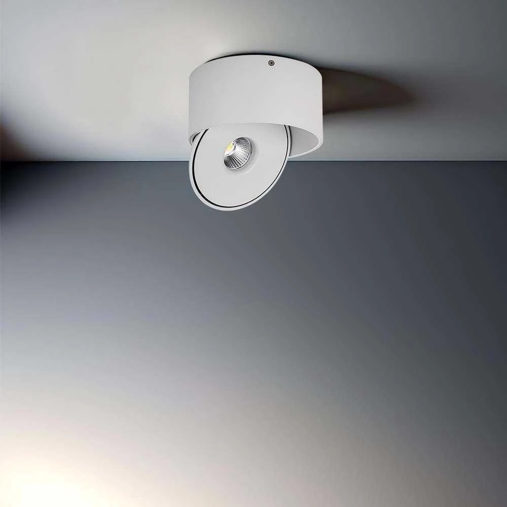 Lubinis šviestuvas V-tac 20W LED paviršinis šviestuvas, baltas, 3000-6400K