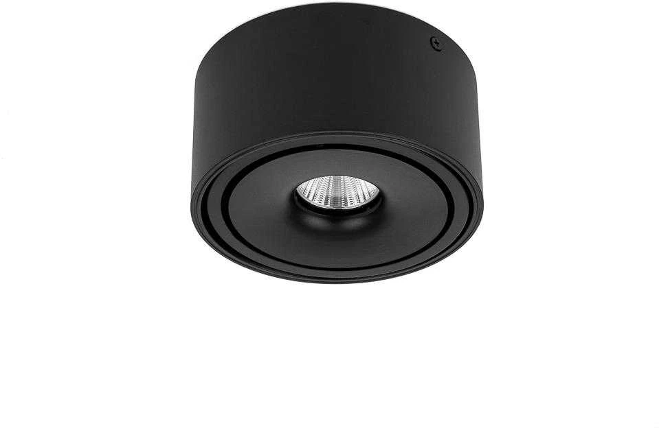 Lubinis šviestuvas V-tac 20W LED paviršinis šviestuvas, juodas, 3000-6400K