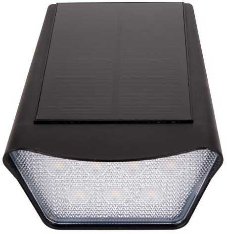 Sieninis šviestuvas V-tac 1,3W LED įsmeigiamas/sieninis lauko šviestuvas, juodas, 3000/4000/6400K, su saulės baterija