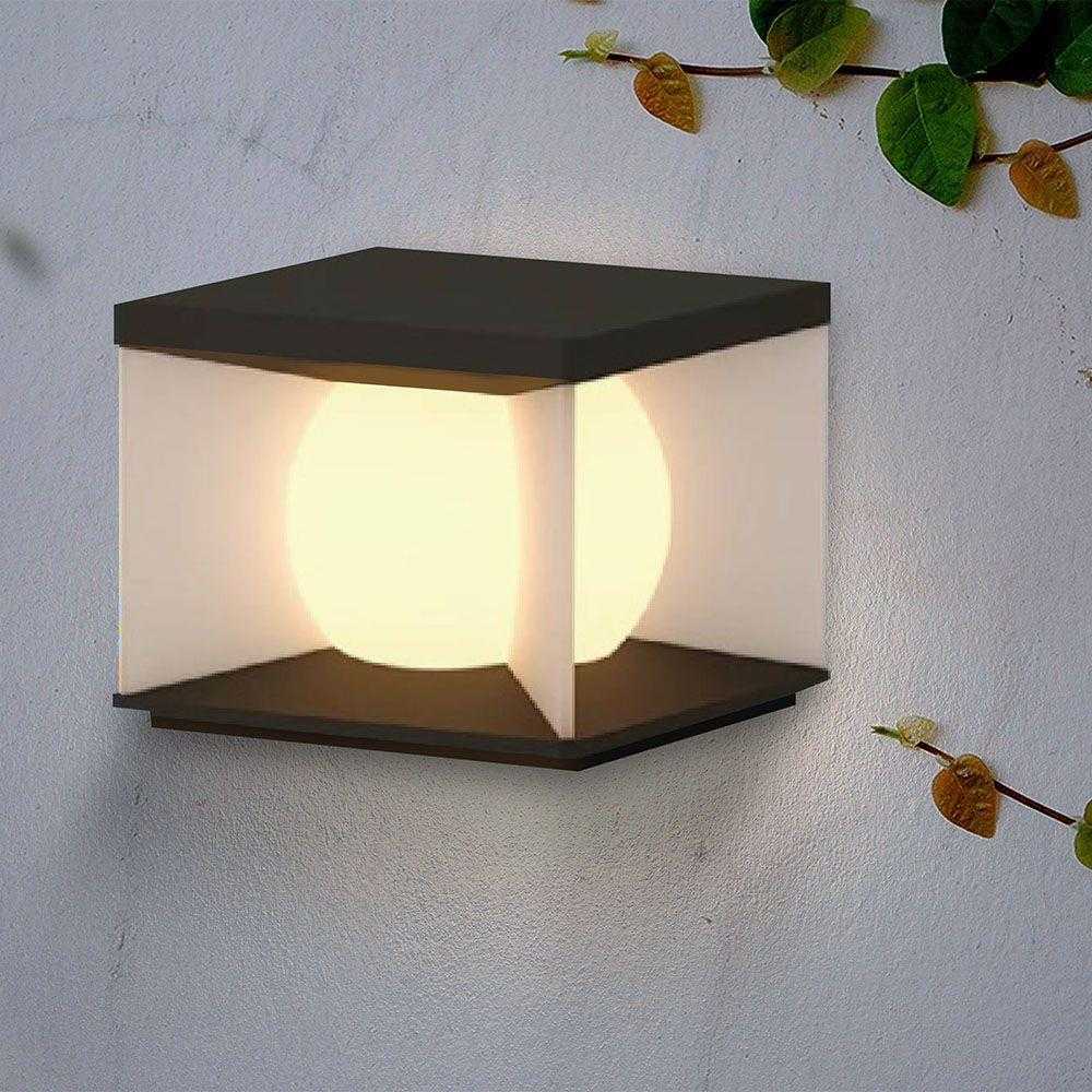 V-tac 3W LED įkraunamas lauko šviestuvas su saulės baterija, juodos/baltos sp., 3000K, IP65