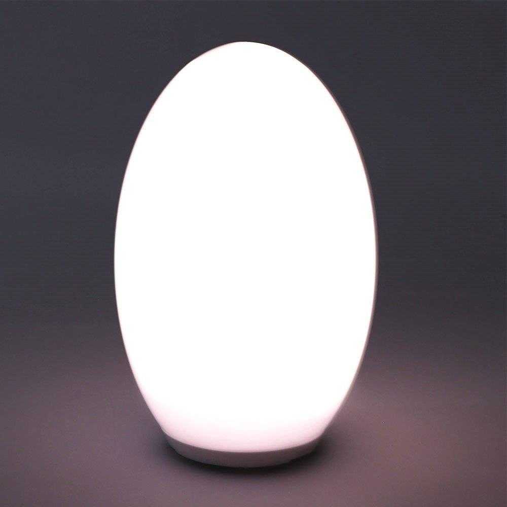 V-tac 0,2W LED įkraunamas lauko šviestuvas, kiaušinio formos, 3000K/RGB, IP44, su saulės baterija