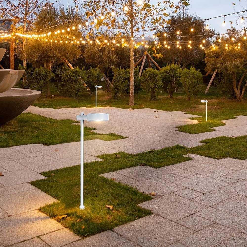 V-tac 6W LED įsmeigiamas lauko šviestuvas, baltas, 4000K
