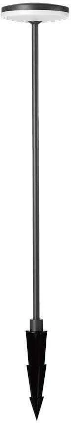 V-tac 12W LED įsmeigiamas/pastatomas lauko šviestuvas, antracito sp., 3000K