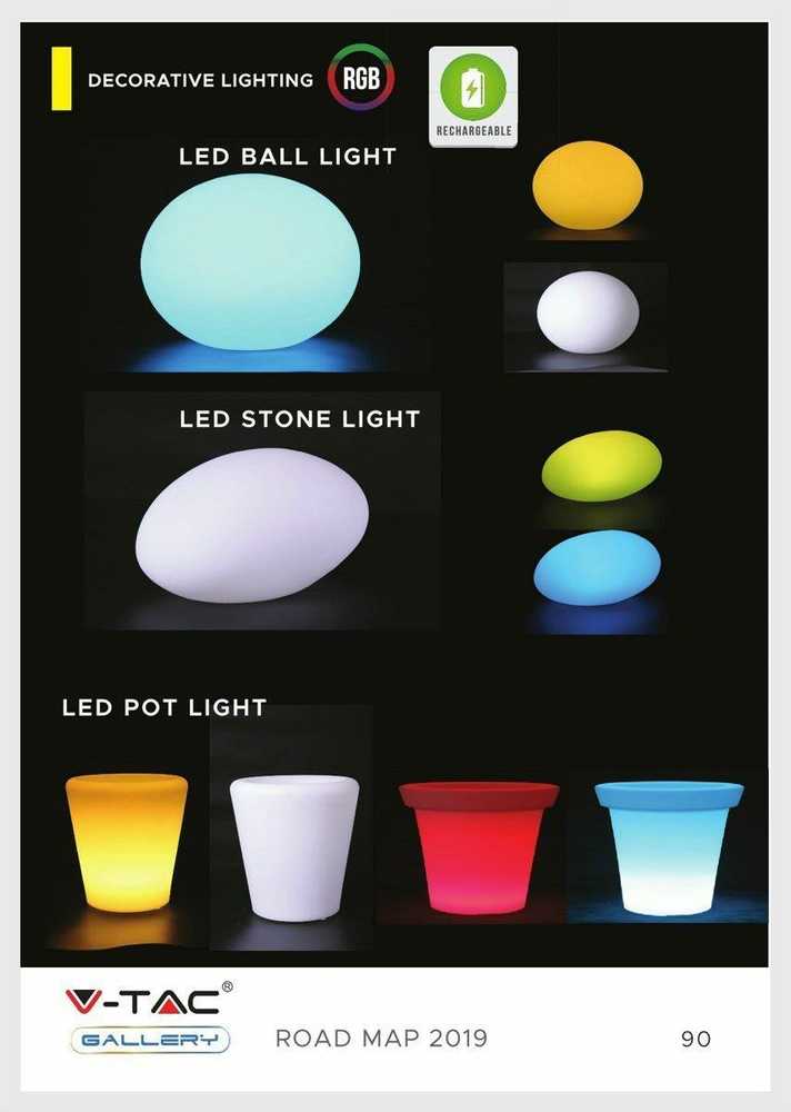 0,5W LED šviestuvas V-TAC, RGB, D:28X29cm