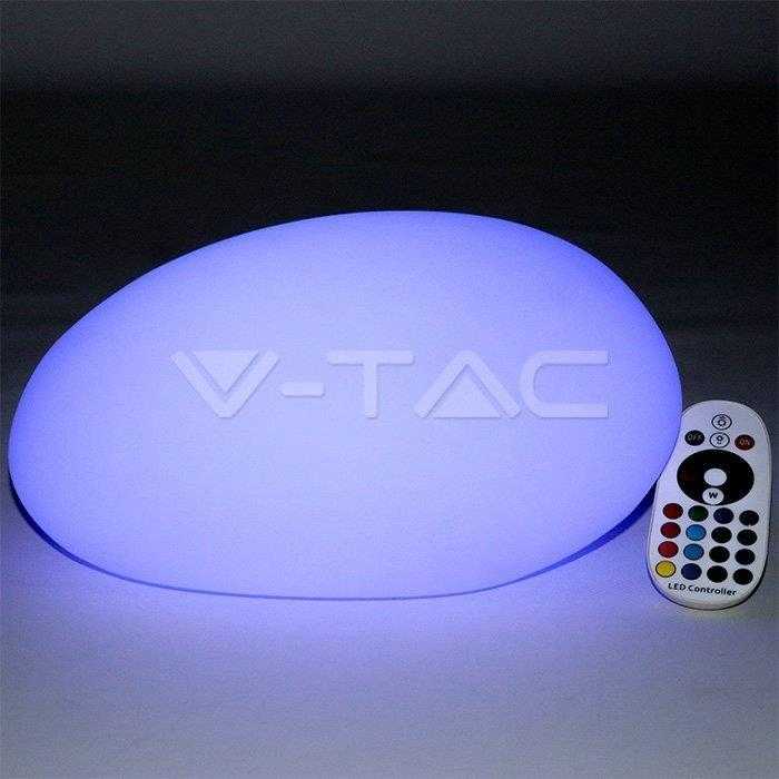V-tac 0,5W LED šviestuvas, ovalus, RGB, D:28X21X17cm