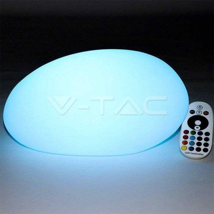 V-tac 0,5W LED šviestuvas, ovalus, RGB, D:28X21X17cm