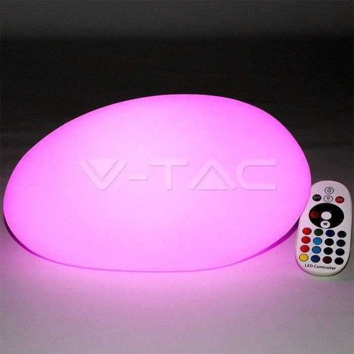 V-tac 0,5W LED šviestuvas, ovalus, RGB, D:28X21X17cm