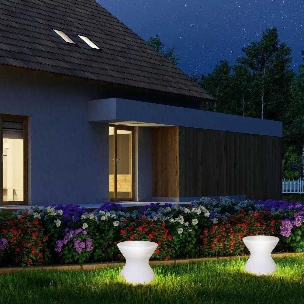 V-tac Kėdė su LED apšvietimu, RGB, D:40X36cm