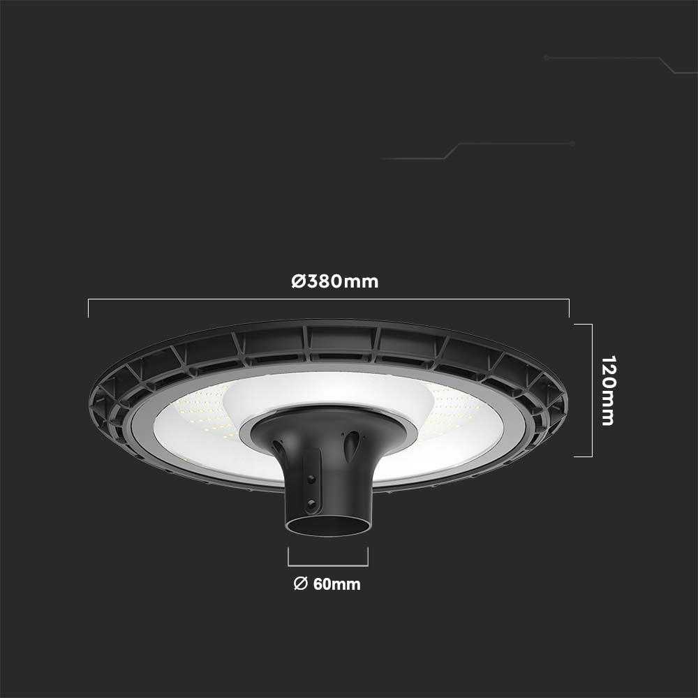 V-tac 120W LED lauko šviestuvas, juodas, 4000K