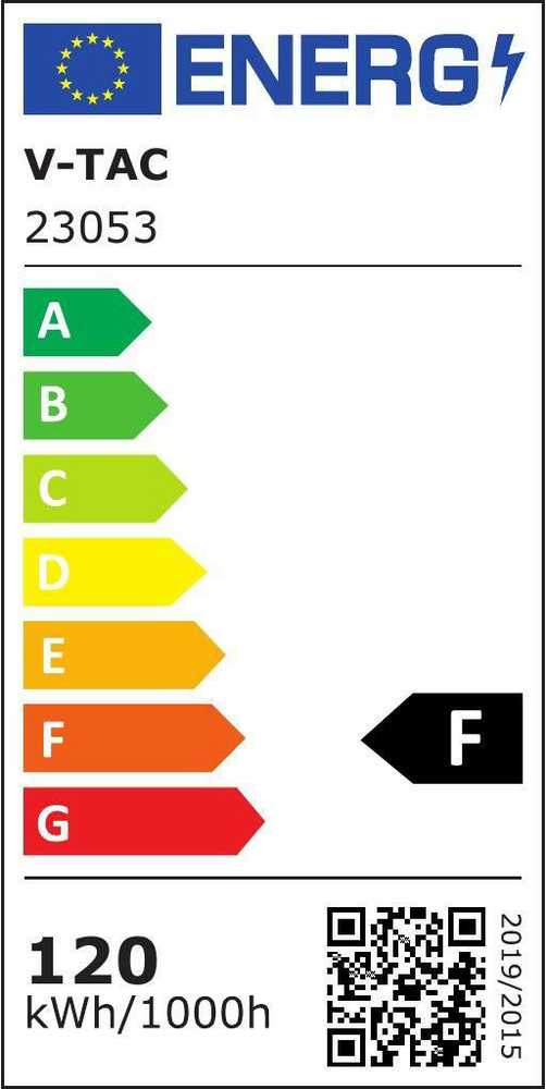V-tac 120W LED lauko šviestuvas, juodas, 4000K
