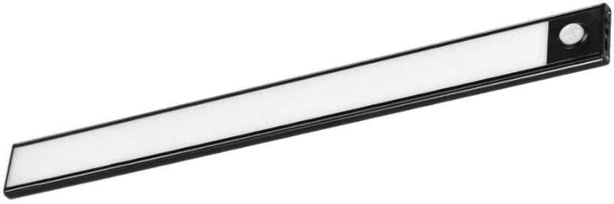 V-tac 2,5W LED įkraunamas linijinis paviršinis šviestuvas, 60cm, juodas, 4000K, su judesio davikliu
