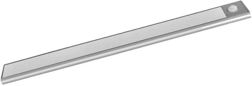 V-tac 2,5W LED įkraunamas linijinis paviršinis šviestuvas, 60cm, sidabro sp., 4000K, su judesio davikliu