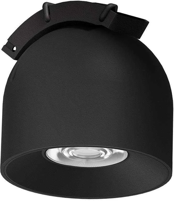 V-tac 12W LED pakabinamas šviestuvas, juodas, 3000K, tvirtinamas ant 48V magnetinio dirželio