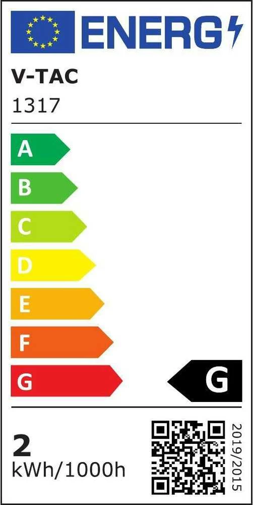 2W LED apvalus šviestuvas, juodas, IP65, 3000K