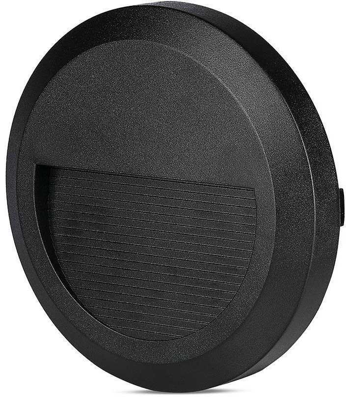 2W LED laiptų šviestuvas V-TAC, 4000K, IP65, juodas