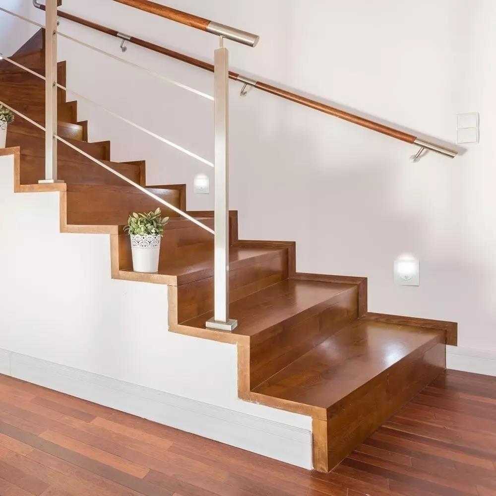 V-tac 3W LED kvadratinis šviestuvas su jutikliu, baltas, 4500K