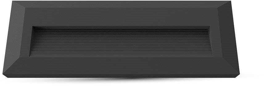 V-tac 3W LED paviršinis šviestuvas, juodas, 4000K, IP65