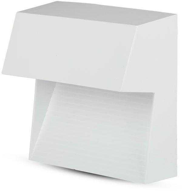 V-tac 3W LED sieninis šviestuvas, baltas, 4000K, IP65